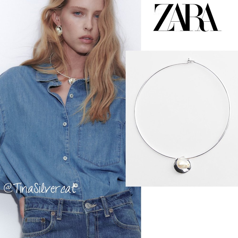 Zara Pearl Choker NWT